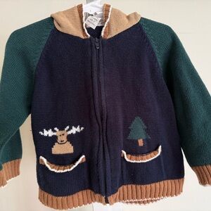 Florence Eiseman Holiday Reindeer Cardigan